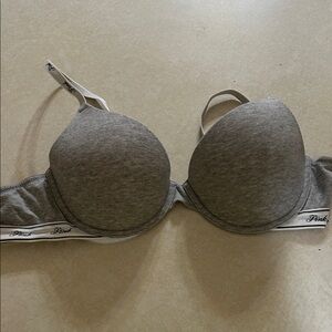 PINK Victoria's Secret Gray Bra